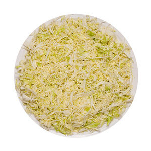 Bearbeitetes Gemüse / Kohl, geschnitten