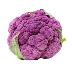 Exotisches Gemüse / Karfiol, violett