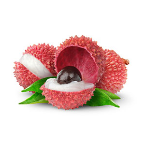 Exotisches Obst / Litchi