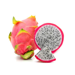Exotisches Obst / Pitahaya, rot